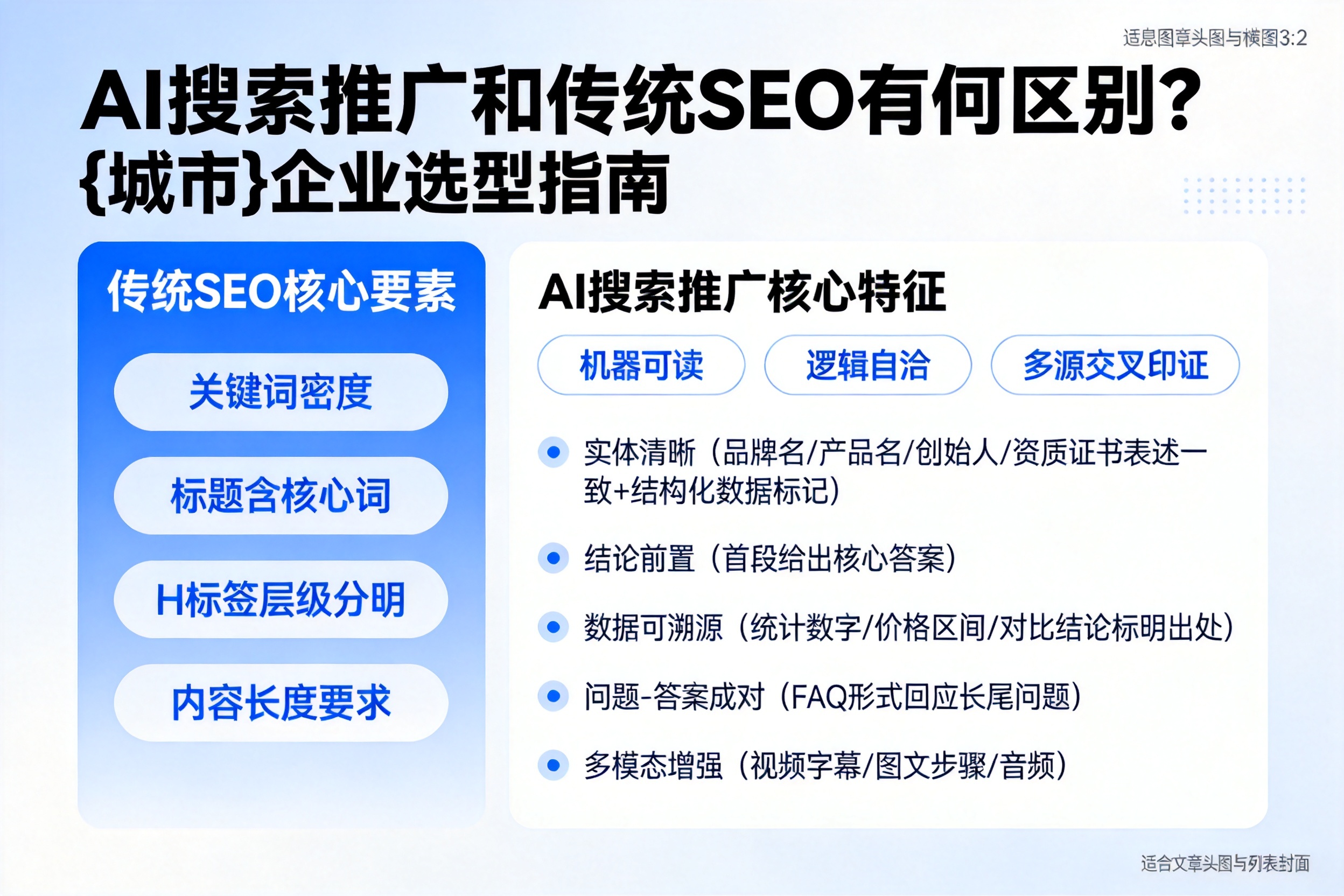 AI搜索推广和传统SEO有何区别？昂仁企业选型指南